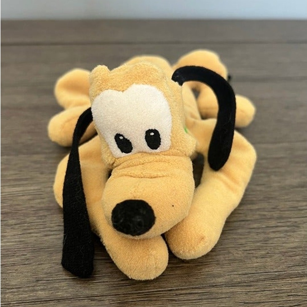 Disney Pluto Dog Bean Bag Plush Stuffed Animal Mickey and Friends